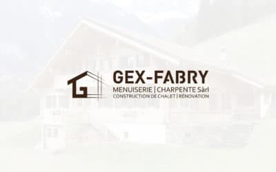 Création de logo pour Gex-Fabry Menuiserie & Charpente Sàrl