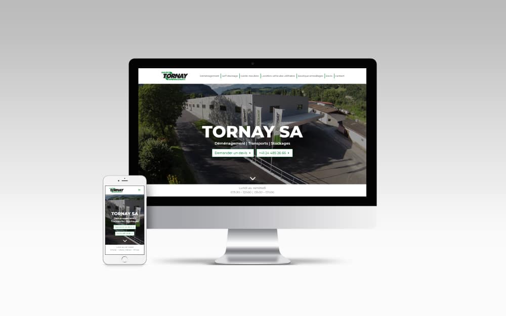 Site internet Tornay déménagement