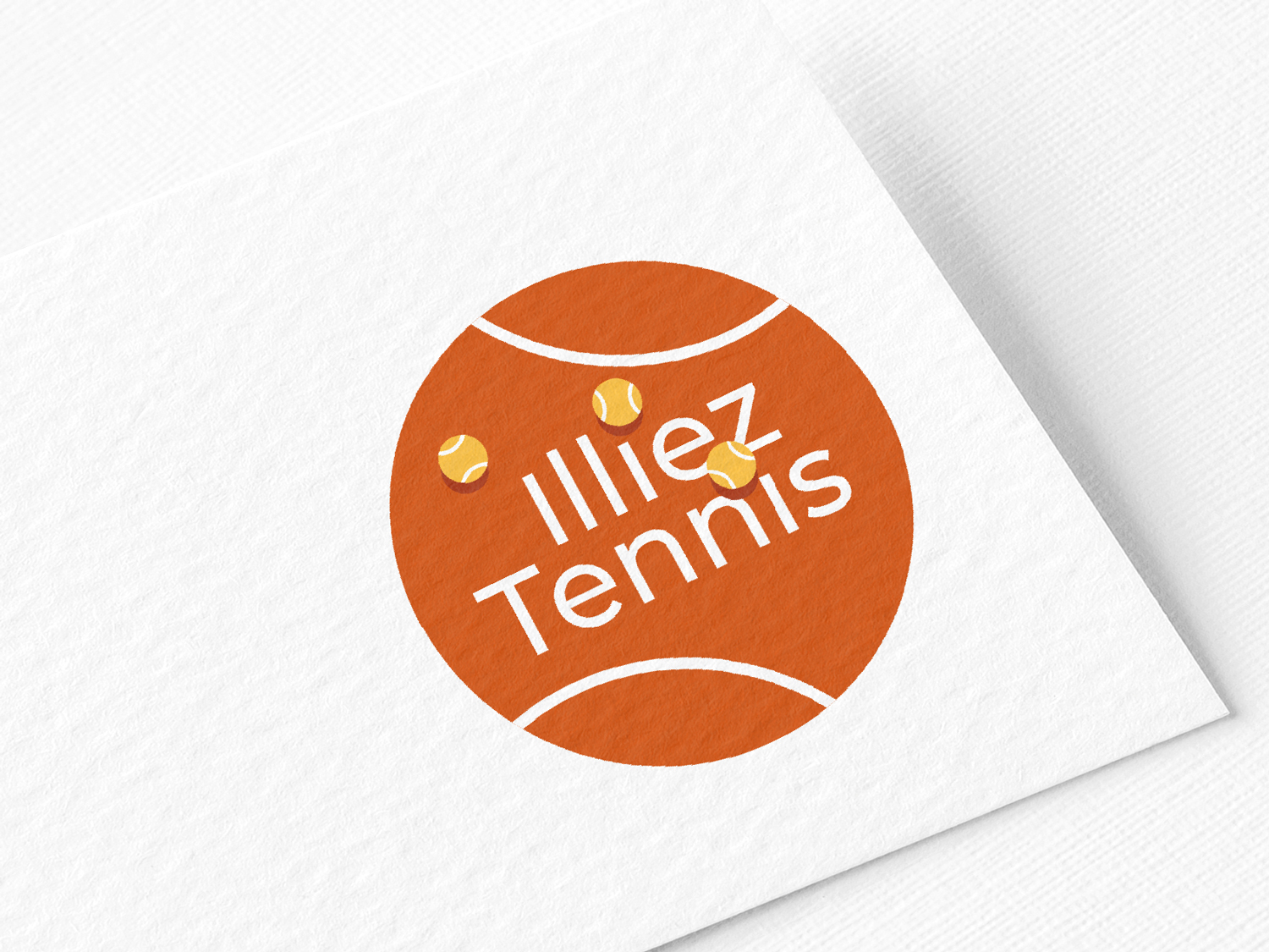 Création de logo pour un entraîneur de tennis